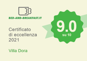 certificato di eccellenza 2021 b&b